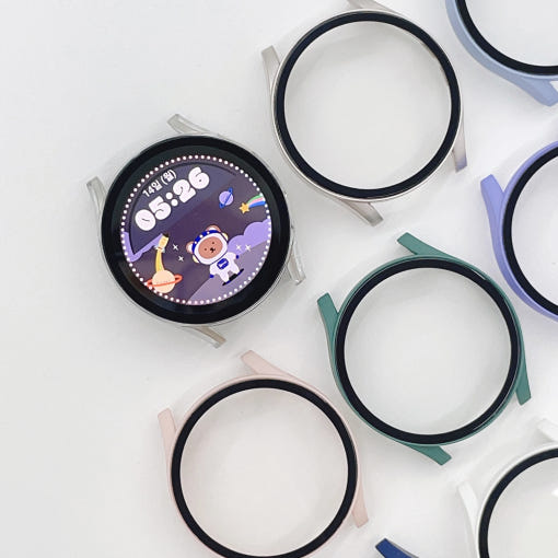 우먼스9999 갤럭시워치6 강화유리 풀커버 케이스 제품 이미지