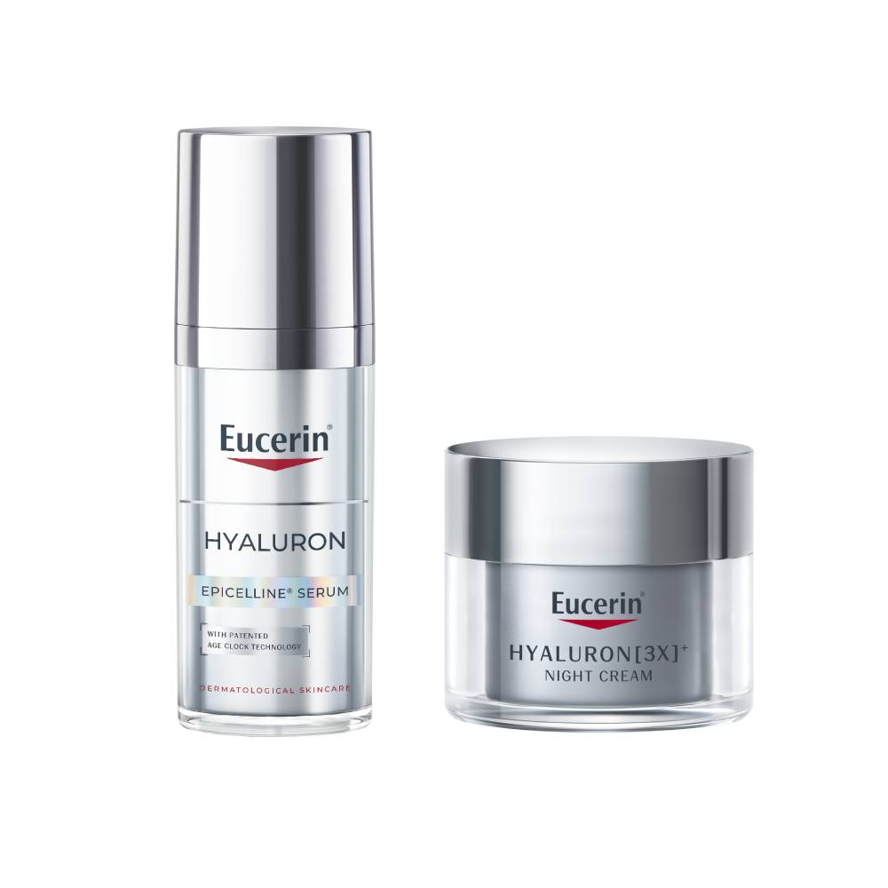 유세린 하이알루론 에피셀린 세럼 30ml+나이트크림50ml 2종 세트 - 상품 이미지