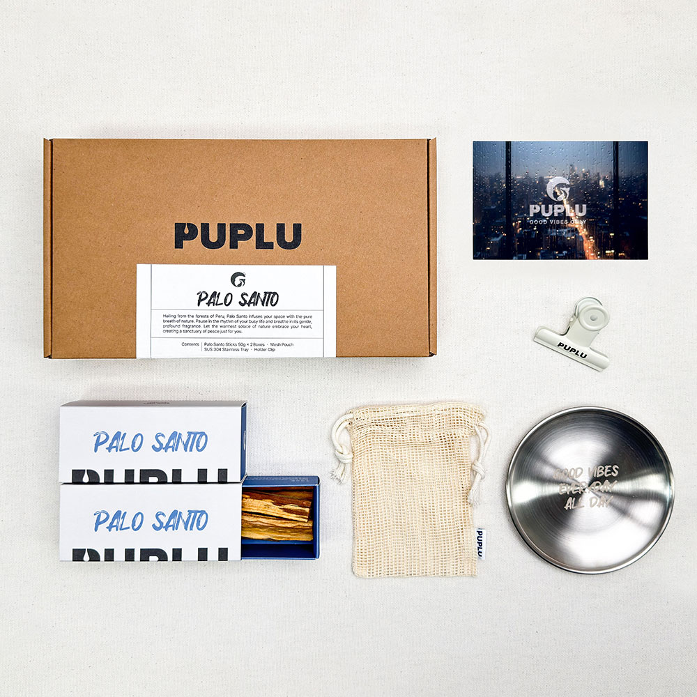 푸플루 팔로산토 인센스 스틱 6개월 패키지 스머지스틱 냄새제거 천연 캠핑 장작 탈취제 선물 상세 이미지 3