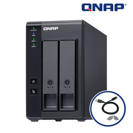 큐냅 2베이 DAS 스토리지 QNAP TR-002 PC확장 외장 케이스