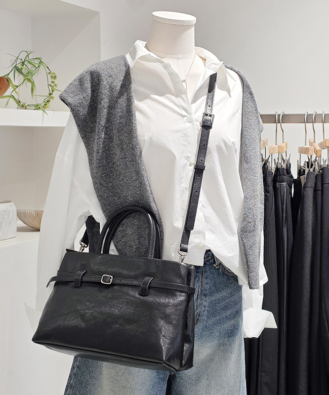 LEATHER 뉴 벨르 토트백 [2COLOR] 이미지 6