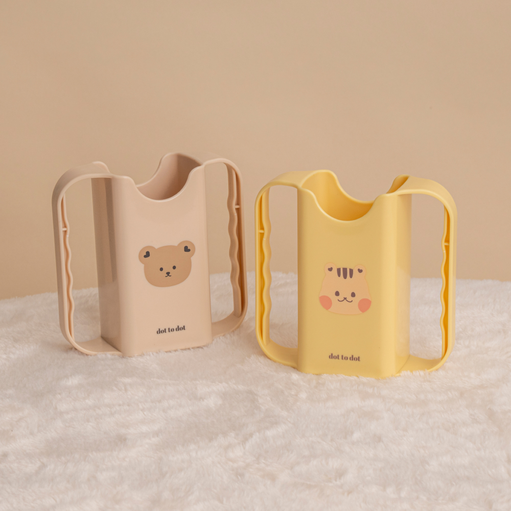 아가드x돗투돗 아기 우유 미니 팩 홀더 125ml 돗람이 팩음료 유아 두유 주스 손잡이