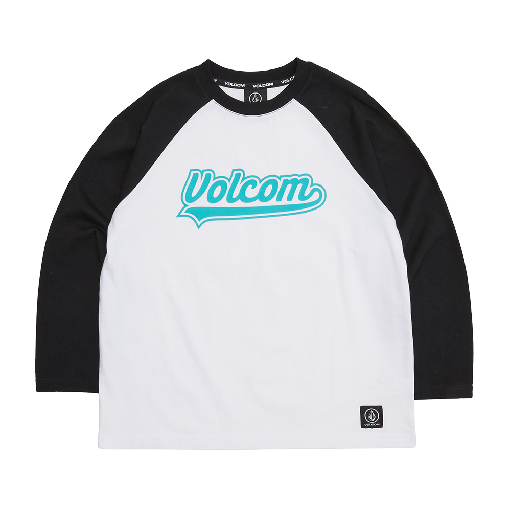 볼컴키즈 스포티 로고 나그랑 긴팔 티셔츠 D5S016 - 상세 이미지 3