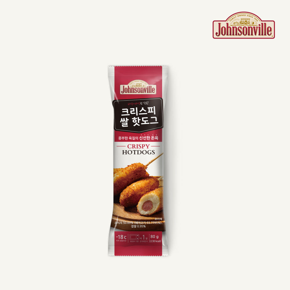 쟌슨빌 크리스피 핫도그 80g 7개