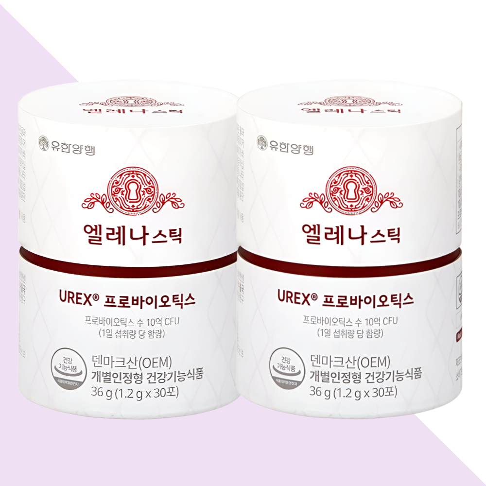 유한양행 엘레나 스틱 질유산균 분말형 UREX 30포X2개 - 상세 이미지 4