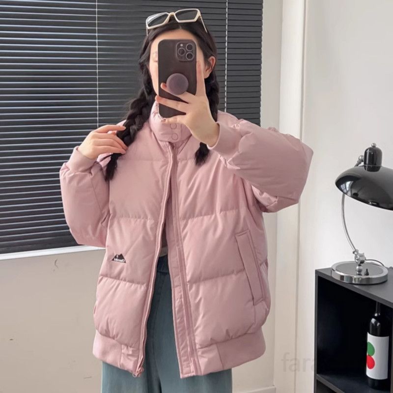 여성 경량 코튼 숏패딩 가벼운 착용감 다운 점퍼 데일리 스타일 사무실 외출용 트렌디한 디자인 봄 가을용 - 상세 이미지 2