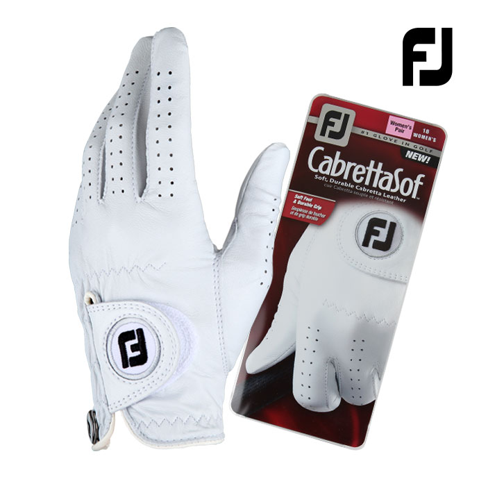 풋조이 CABRETTASOF 카브레타소프 여성 양손 양피 골프장갑