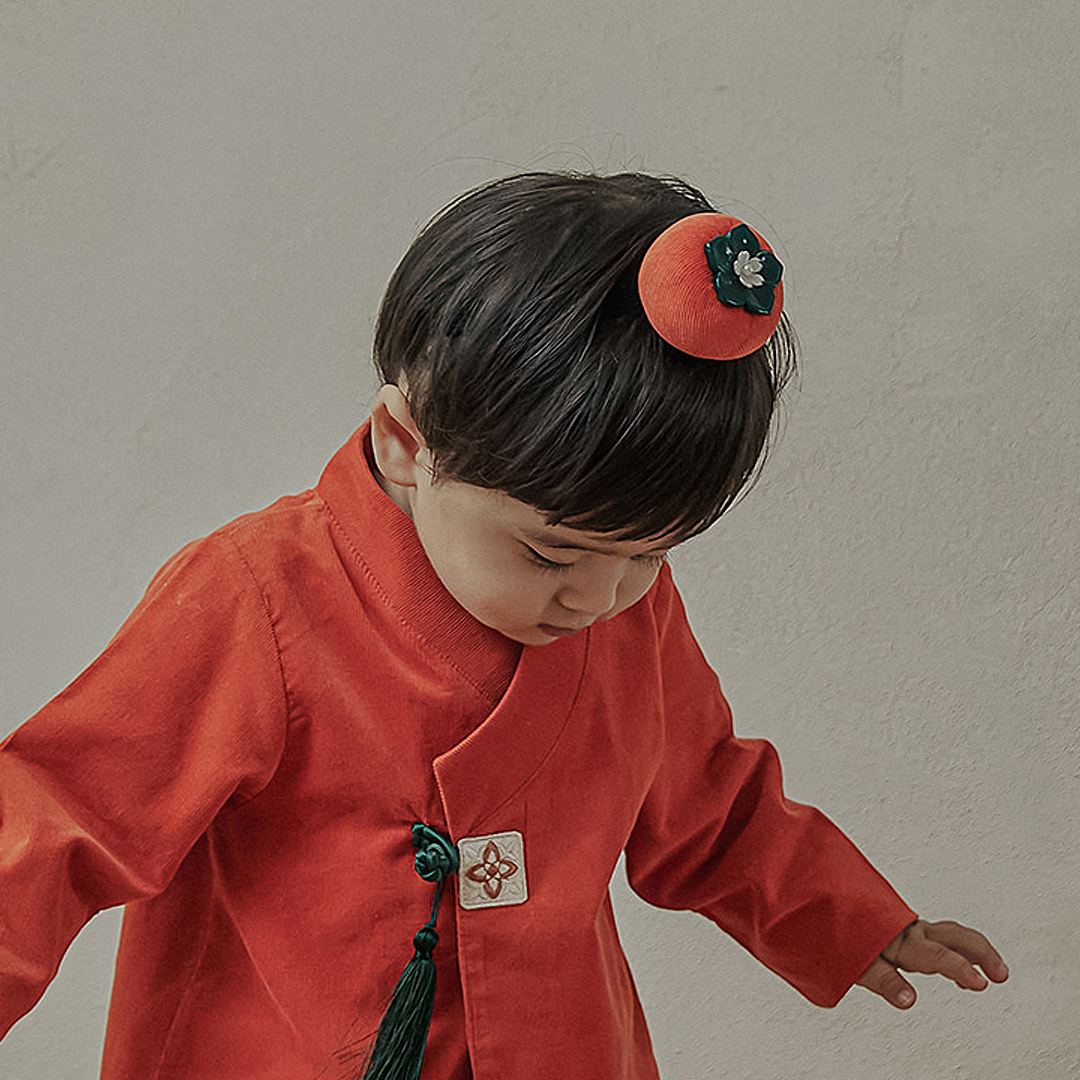 한복 머리장신구 홍시 머리띠 이미지 8