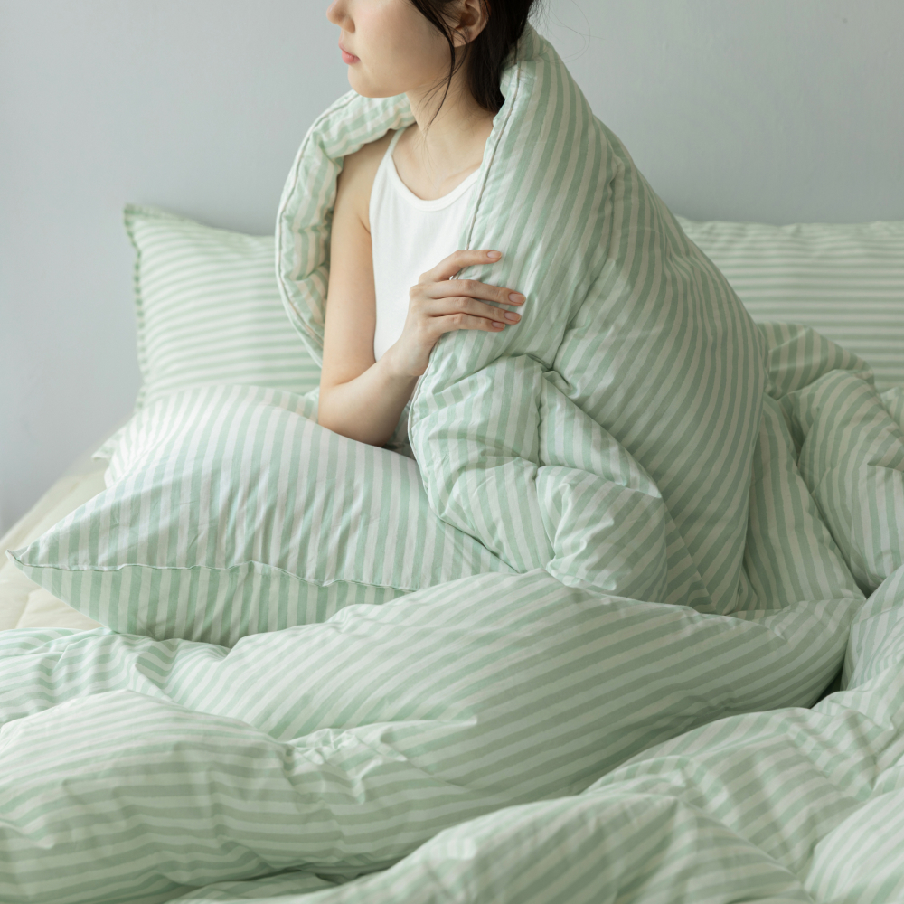 슬라운드 인네이처 핀포인트 부드러운 고밀도 순면 모달 사계절 겨울 차렵 이불 SS