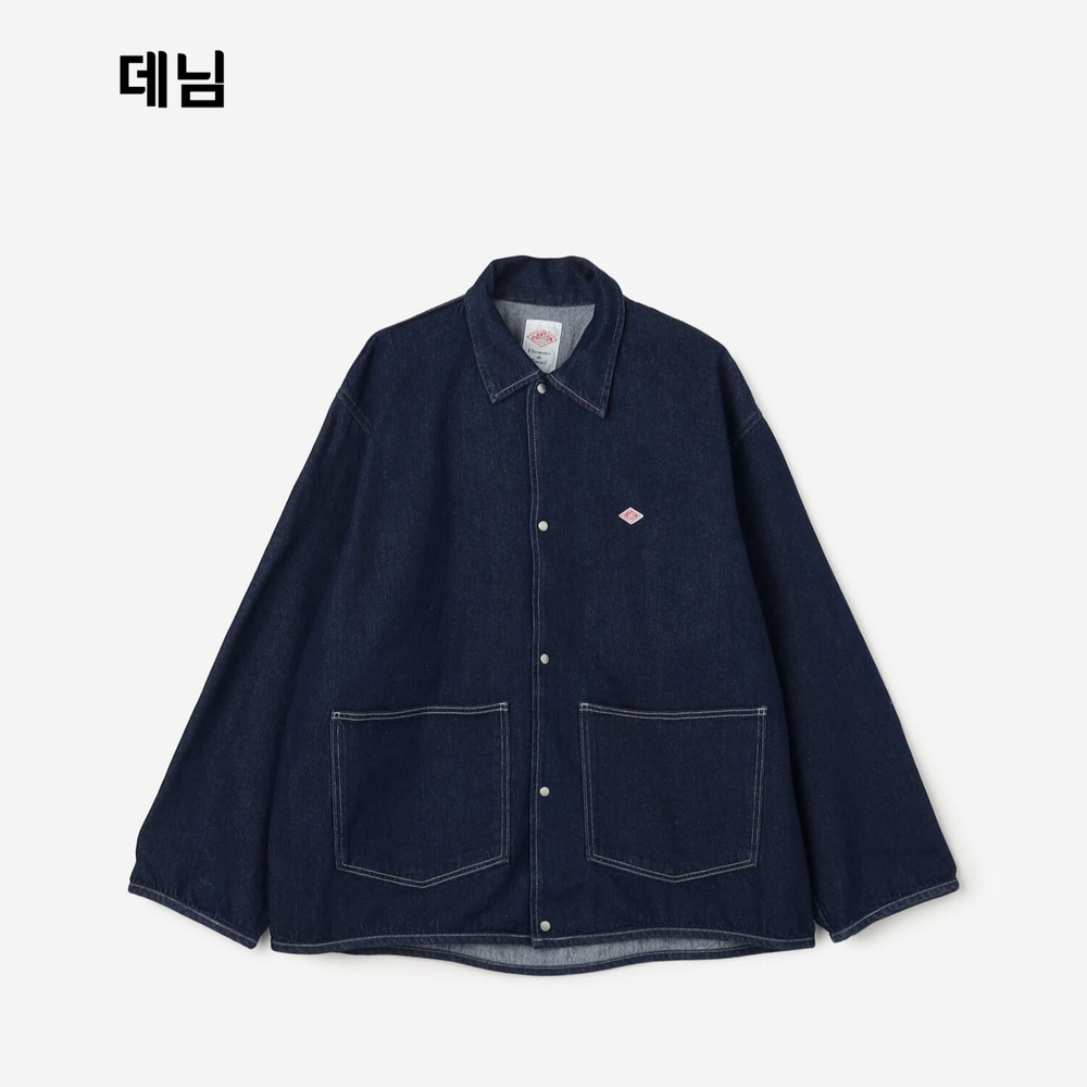 단톤 코튼 데님 커버 올 재킷 남성 DT-B0400DNS 블랙 42 - 상세 이미지 3