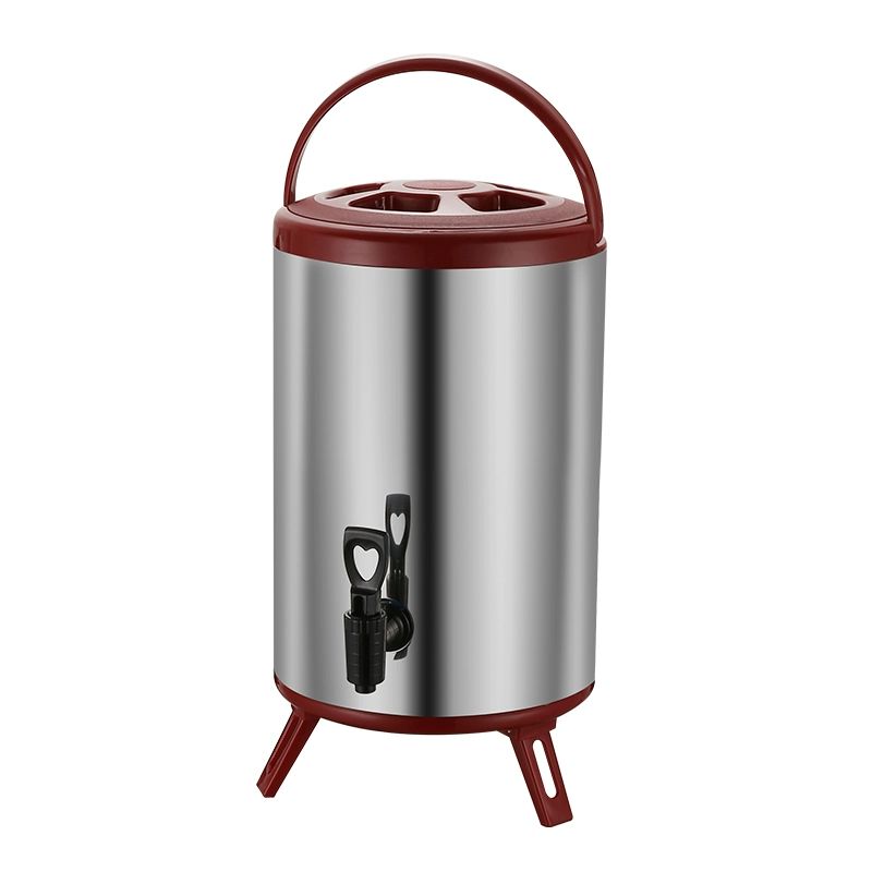 커피보온통 10L 스텐 보온통 물통 케이터링 유광 보온병 보냉물통 6l 블랙 3.5kg 물 - 상품 이미지