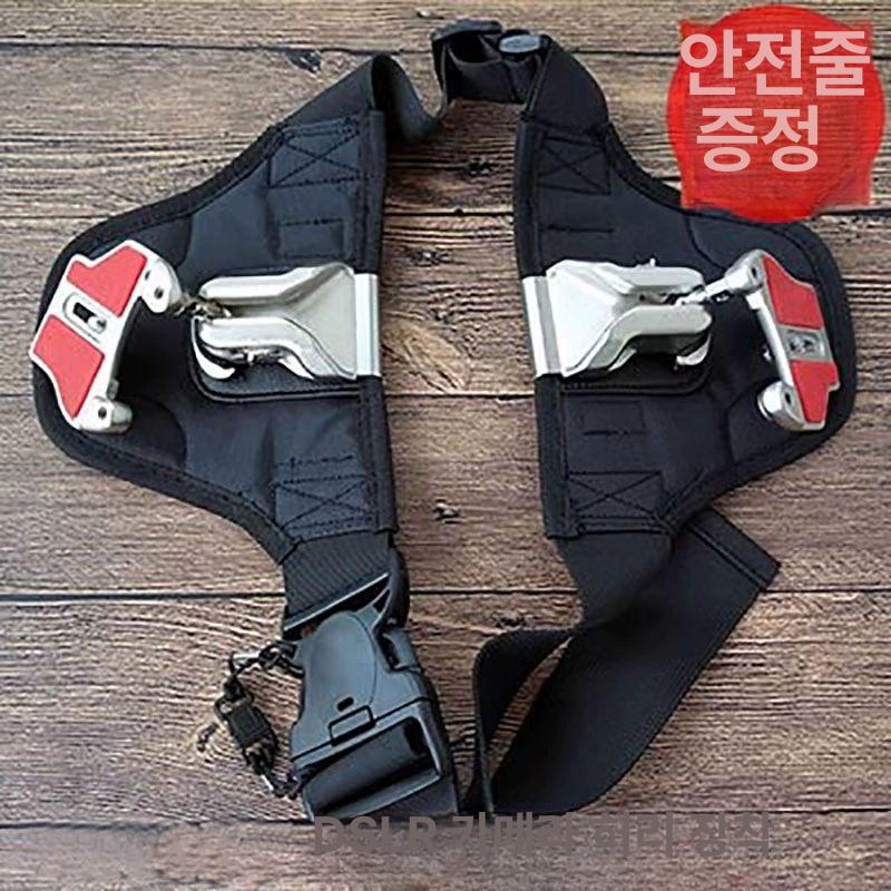 듀얼 카메라 스트랩 작가 고정벨트 하네스  카메라스트랩 카메라핸드스트랩 카메라핸드그립 단기 허리 걸이+빠른 장착판 단측 허리 - 상세 이미지 5