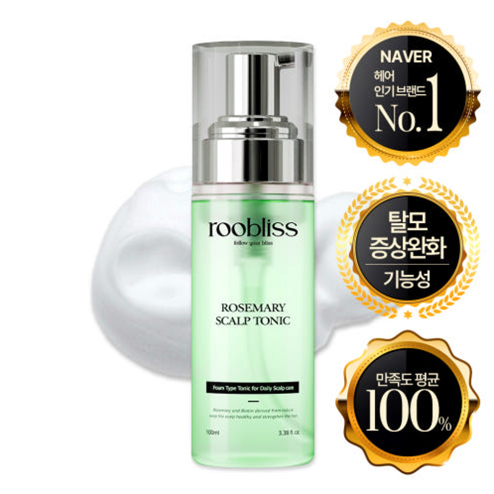 로즈마리 스칼프 탈모 두피 헤어 토닉 폼, 100ml, 1개