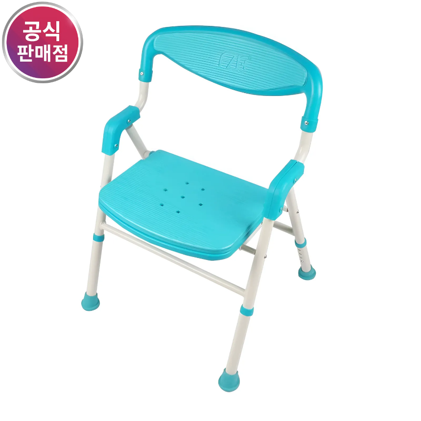 진산메디칼 노인 목욕의자 어르신 환자 환자용 장애인 접이식 등받이 샤워 188 민트 상품 이미지
