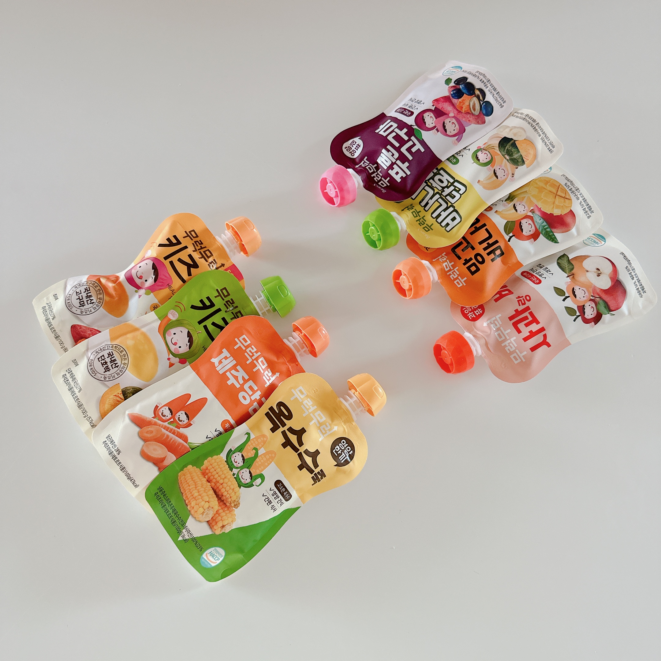 [14:00 이전 주문 당일 출고] 무럭무럭 키즈죽, 과일퓨레 1박스 (100ml x 망고랑 바나나, 100g, 7개