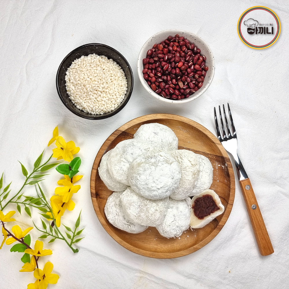 아끼니 우리 찹쌀로 만든 콩쑥개떡 800g - 상세 이미지 3