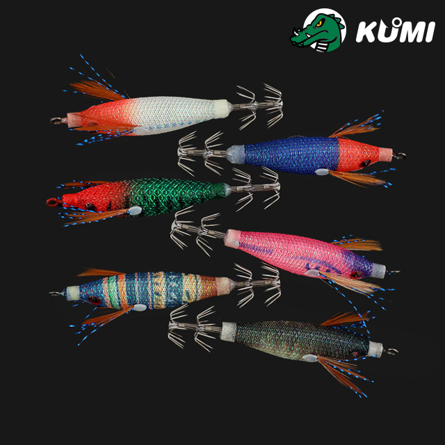 쿠미 레인저 미니에기 45mm 초미니 수평 틴셀 스몰 에기 루어 쭈꾸미 갑오징어 쭈갑 레드헤드 - 상세 이미지 3