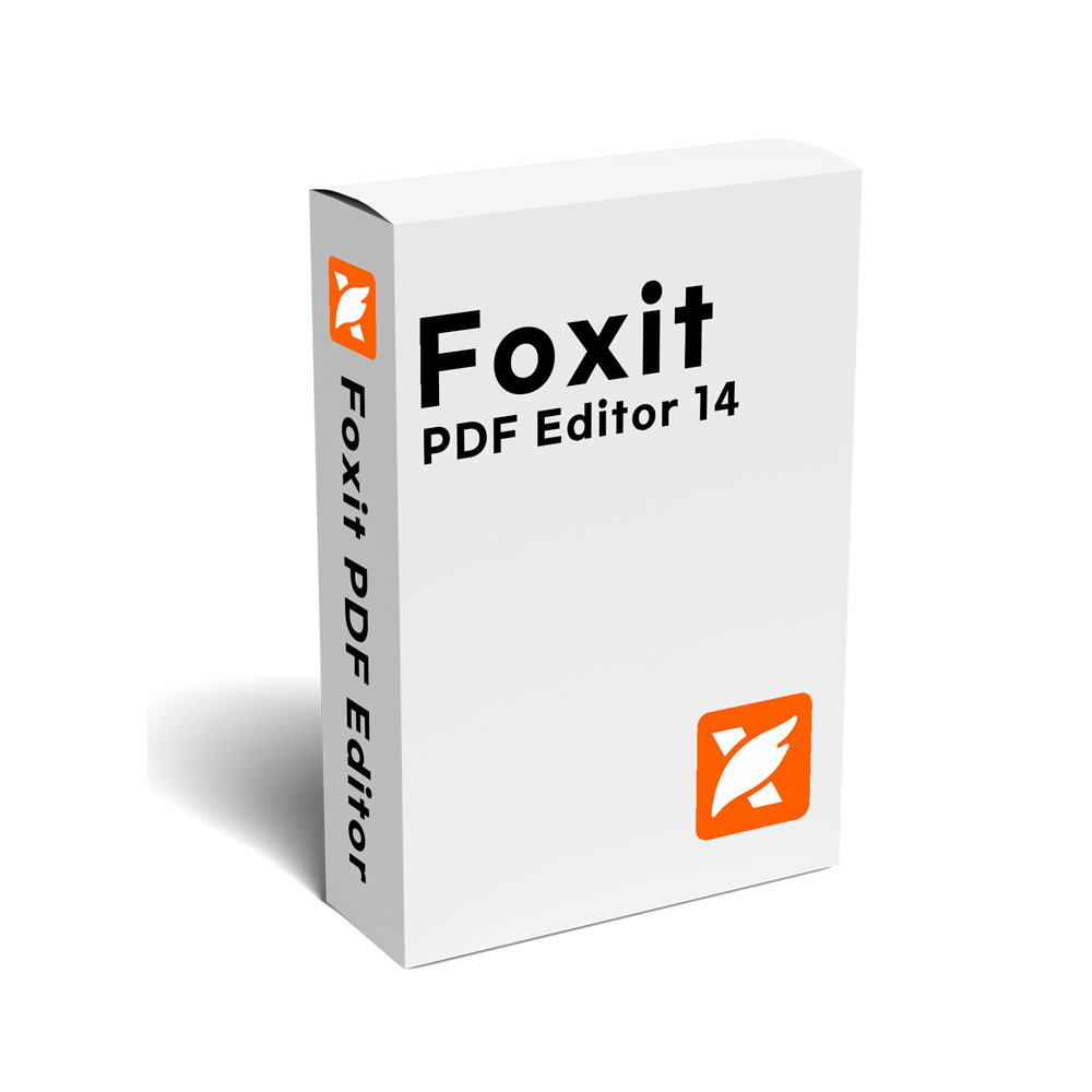 팍스잇 에디터 Foxit PDF Editor 14 기업용 ESD 영구사용 / PDF 편집 변환 - 상품 이미지