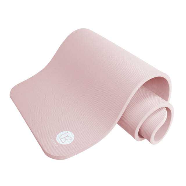 아리프 NBR 요가매트 스탠다드 보관밴드 포함 20mm, 소프트핑크