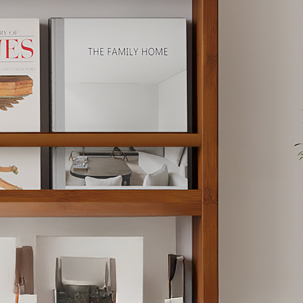 틈새 책장 거실 서재 폭 좁은 오픈형 슬림 5단 책꽂이