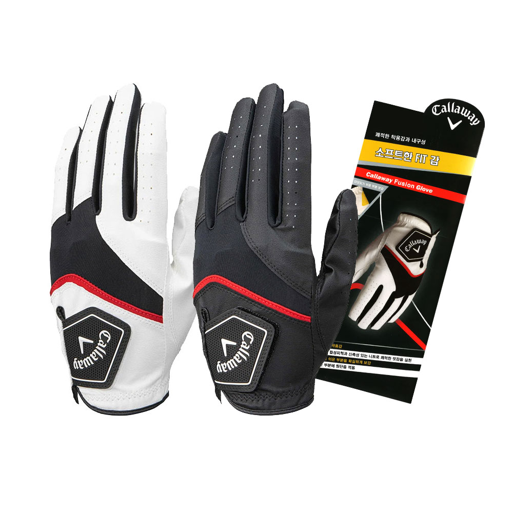 캘러웨이 퓨전 남성 합피 골프장갑