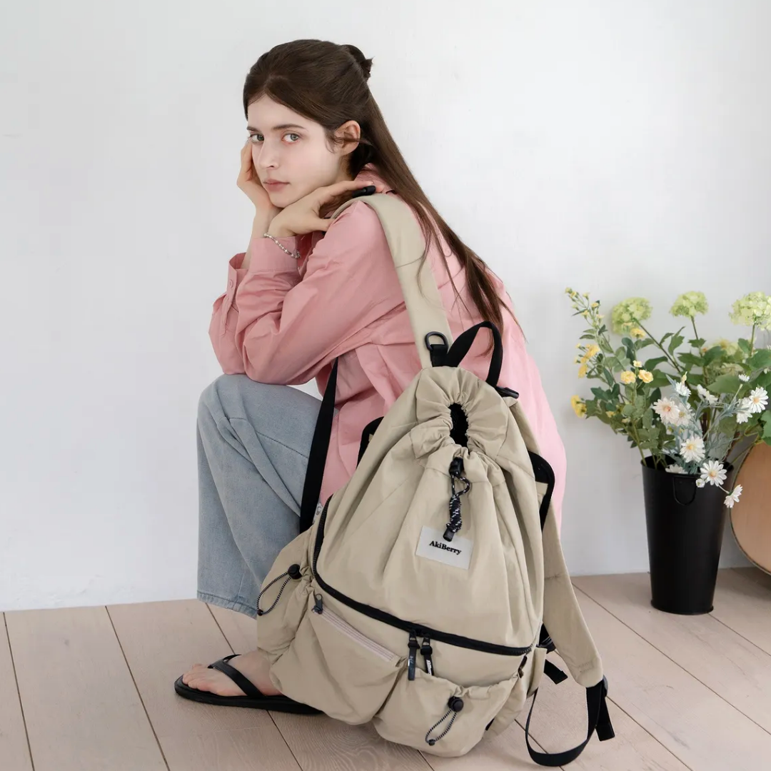 아키베리 몽프레백 / 기저귀가방 백팩 보냉이너백 물티슈파우치 포함 시그니처 글로시