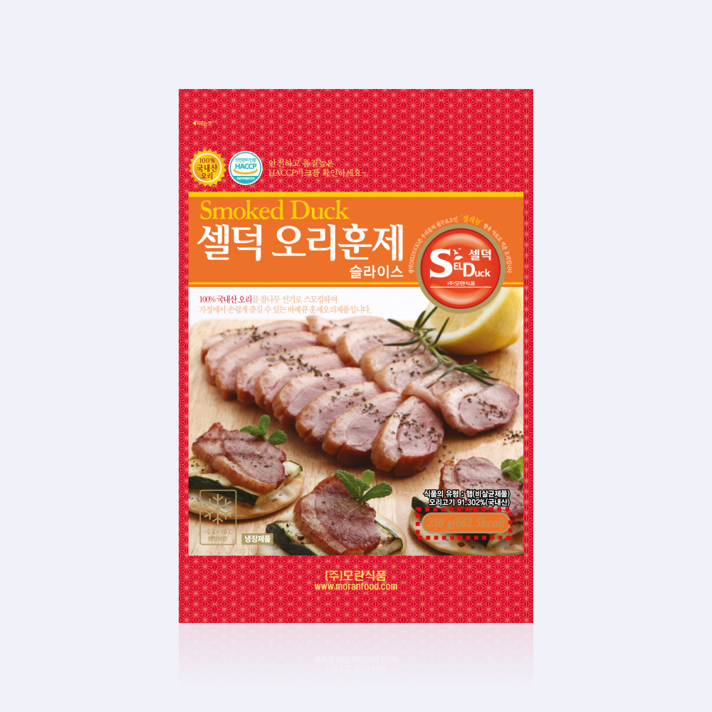 셀덕 오리훈제 슬라이스 250g - 1팩 (총250g)