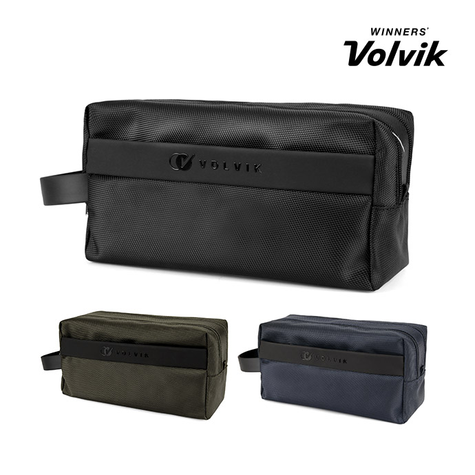 볼빅 우븐 투지퍼 파우치