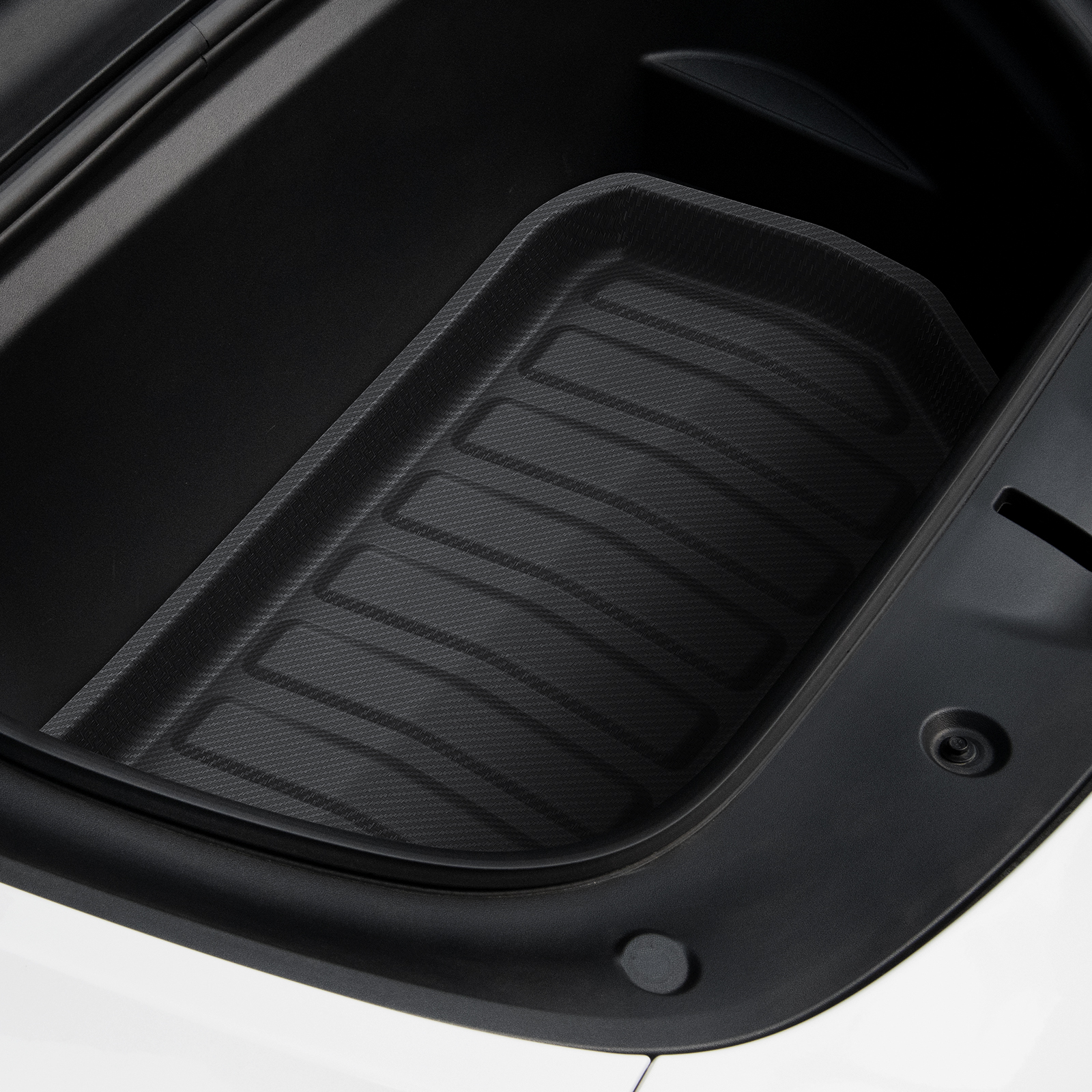 테슬라 모델Y 자동차 트렁크 매트 방수 매트 블랙, 전면트렁크(프렁크)
