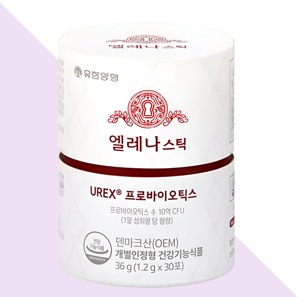 유한양행 엘레나 스틱 질유산균 UREX 분말형 30포X1박스 - 메인 이미지