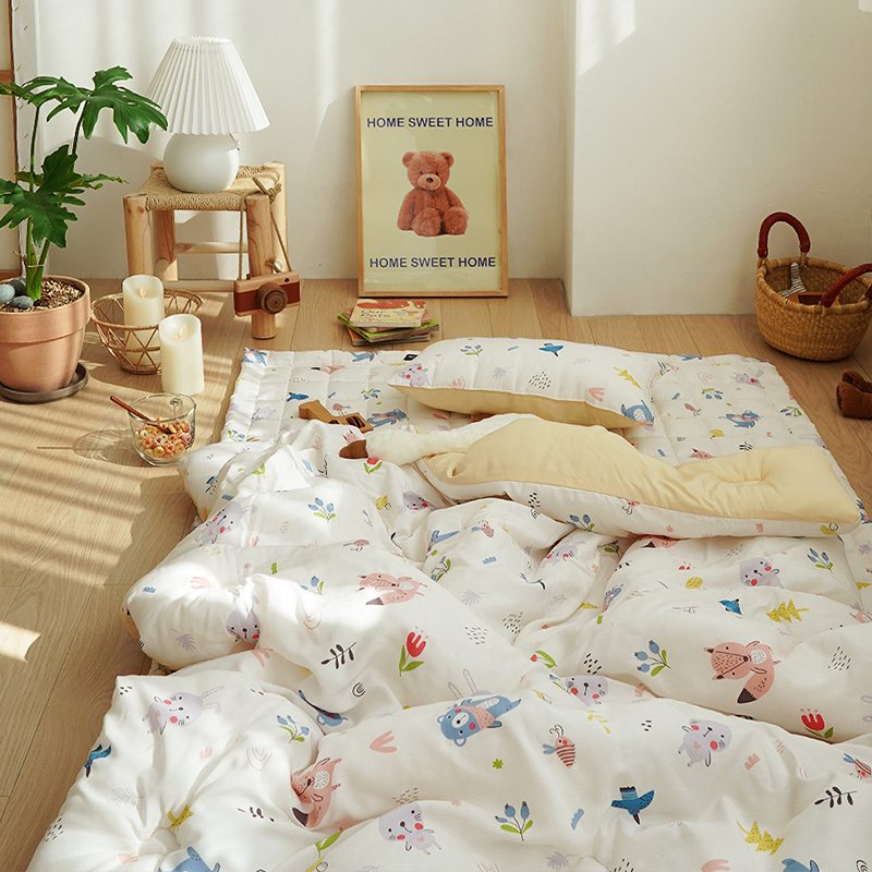 보들보들 먼지없는 모달 100% 아기모달 밀크 유아 차렵이불