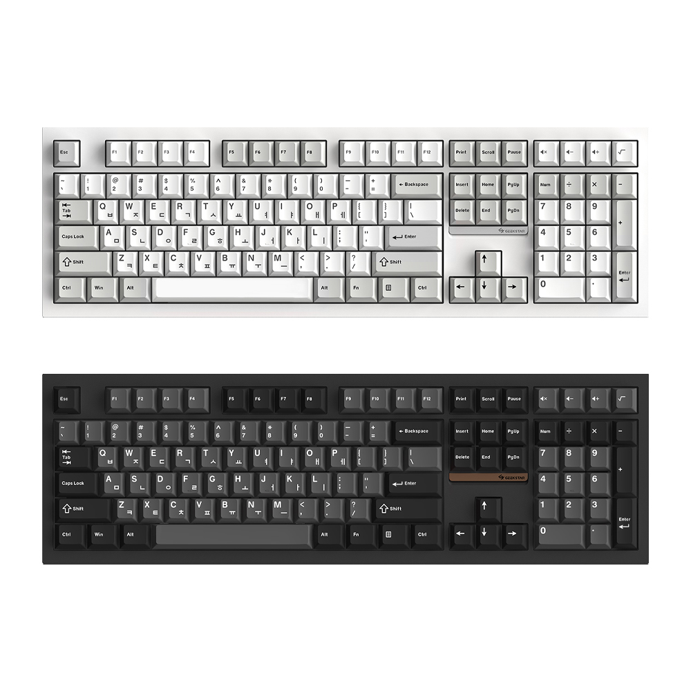 긱스타 GKG108R 유무선 저소음 기계식 키보드 풀배열 게이밍 사무용 가스켓 HMX 선셋 - 상세 이미지 2