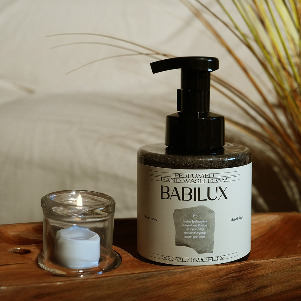바빌룩스 퍼퓸 핸드워시 네이처 우드 대용량 항균 99% 손세정제 물비누 500ml, 20개 - 상세 이미지 2