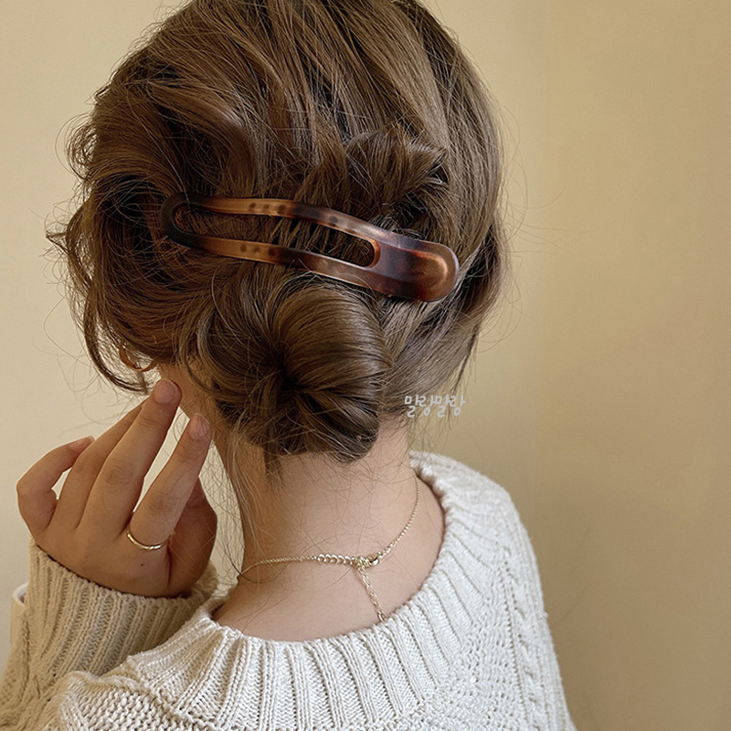 올림머리집게핀 악어 대형집게핀 헤어삔