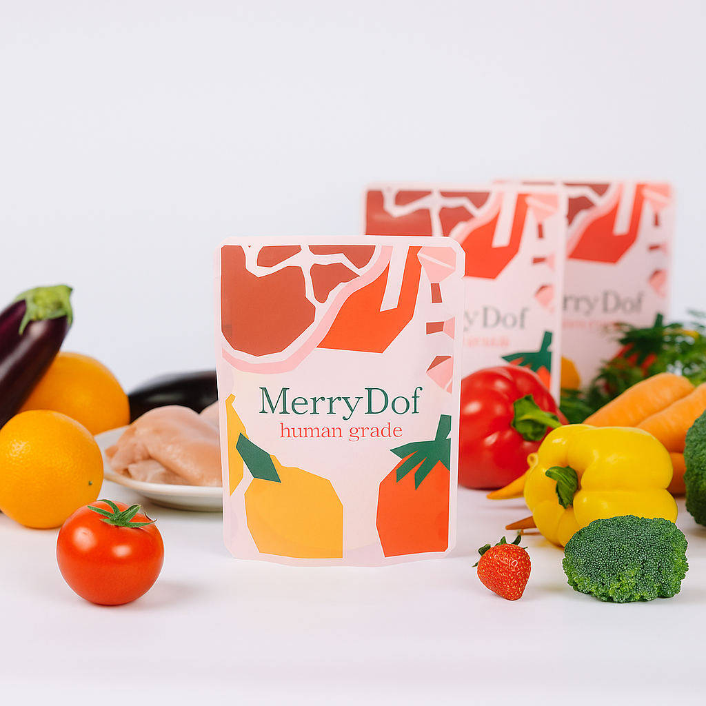 메리도프 수제 신장 눈물 강아지 화식 노견 저지방 간식 50g 6가지