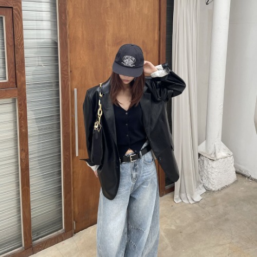크렘레더자켓 - 상품 이미지