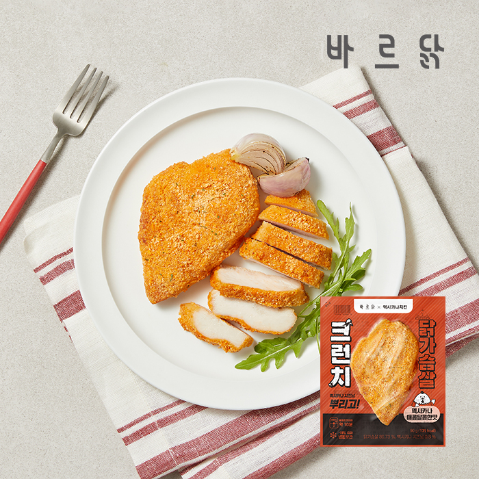 바르닭X멕시카나 크런치 닭가슴살 매콤달콤한맛 21팩 - 상품 이미지
