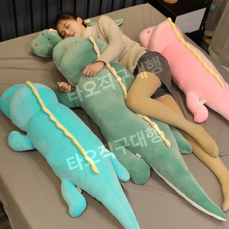 도마뱀인형 대형 장식 도룡뇽 베개 동물 쿠션 파충류 선물 애착인형 - 상세 이미지 2
