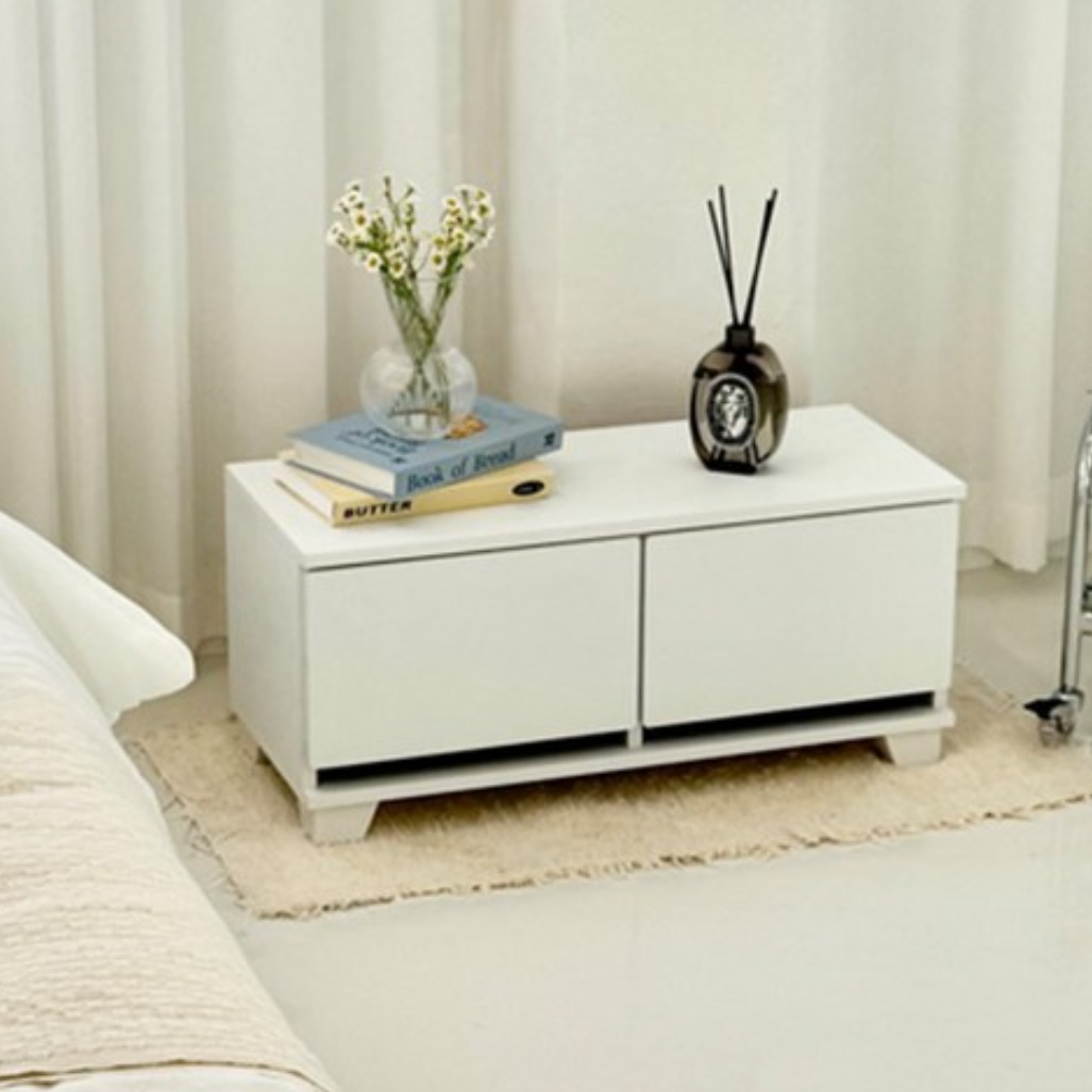 좁은 거실장 낮은 원룸 티비 다이 미니 작은 티비장