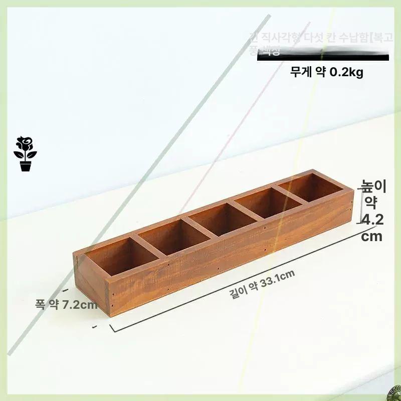 벨트 정리 박스 밸트 멀티 수납함 디스플레이 서랍 매장 정리함 수납정리함 대형 나무상자 - 상세 이미지 2