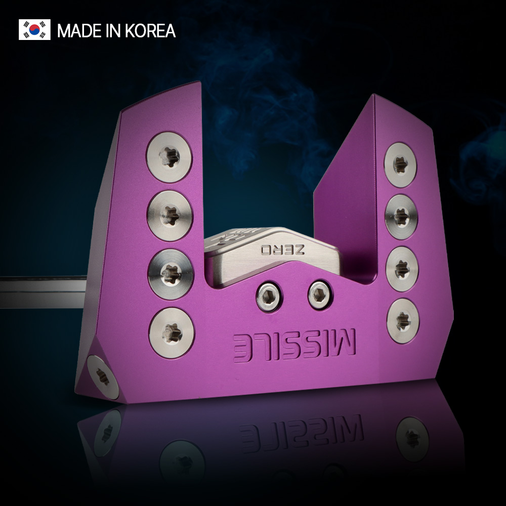 미사일 골프 제로토크 CNC 밀링 퍼터 엣지 바이올렛 - 상품 이미지