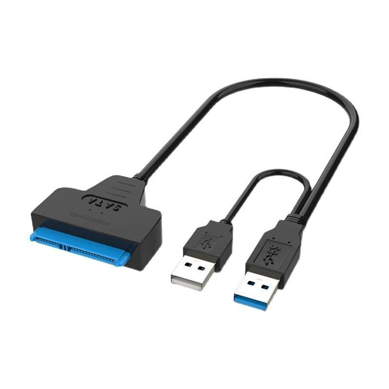 USB 3.0 컨버터 인치 드라이브용 전원 변환컨버터 변환젠더pc usb젠더 usb연장 USB2.0 드라이브 케이블+전원 - 상품 이미지
