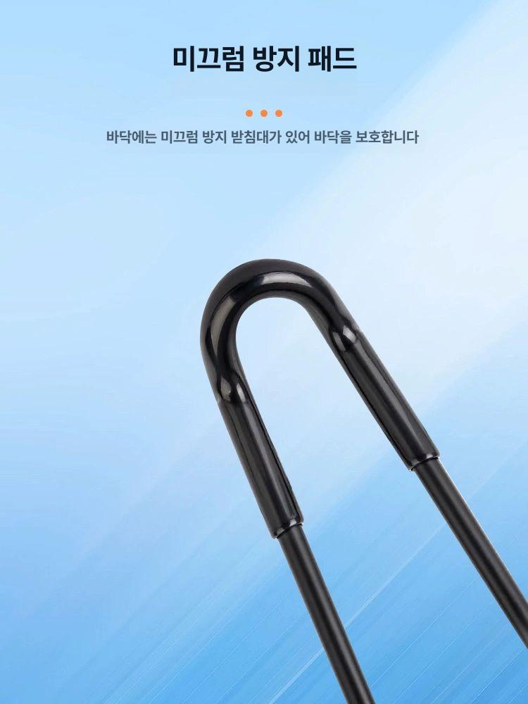 접이식 테이블다리 가구 사무실 삼각대 철제 식탁다리 철제다리 책상다리 가구다리 쇼파다리 블랙 높이강화60cm 1개 나사 포함 - 상세 이미지 5
