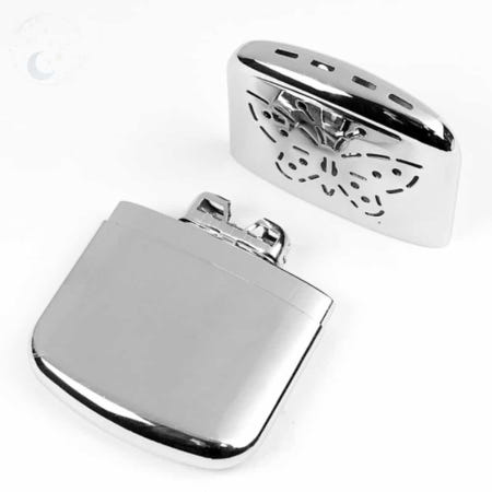 윤우상사OEM Lunamay 라이터손난로 실버 오일 충전 손난로