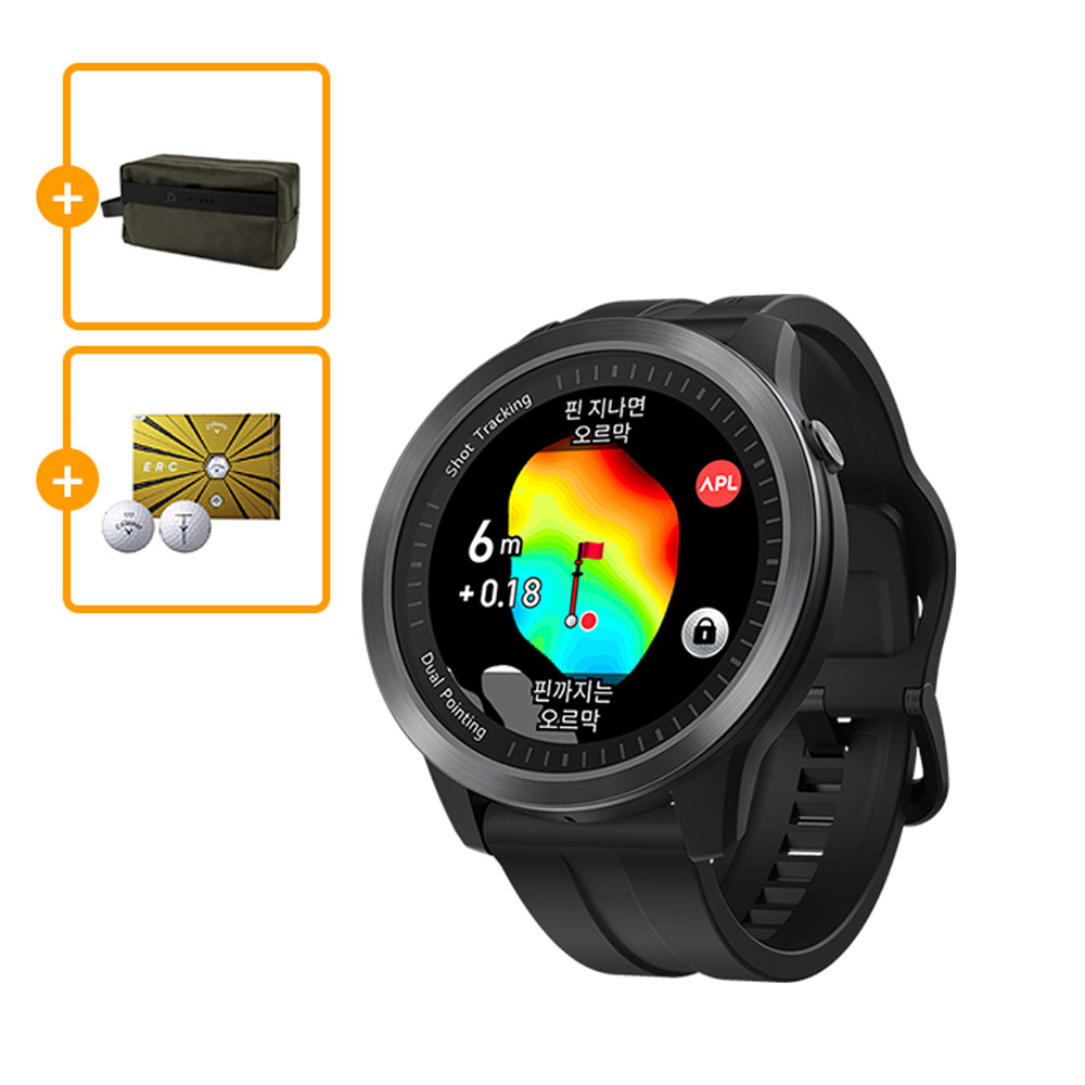 [N포인트 2.5만+골프공+파우치] 25 보이스캐디 T12 PRO 시계형 골프 거리측정기