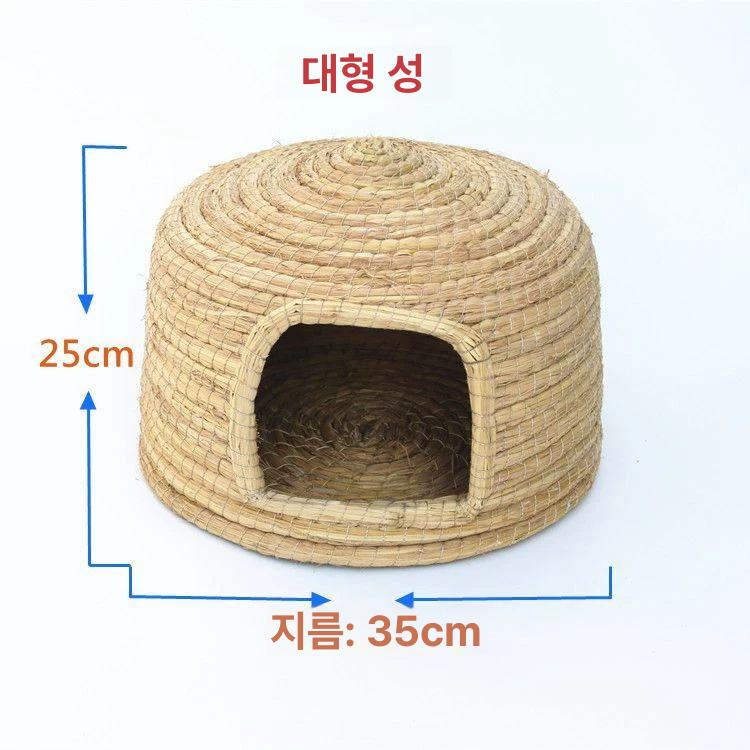 닭 산란둥지 메추리 알낳는집 짚 계란 산란통 둥지 평지형 짚집 - 상세 이미지 4