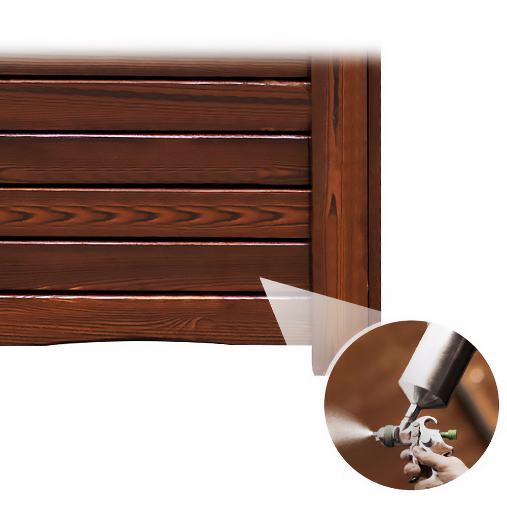 플랜트 박스 베란다 텃밭 가드닝 방부목 사각 나무 화분 80x40x40cm