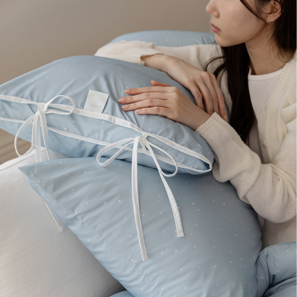 슬라운드 알러메디 스태리 알러지케어 먼지없는 사계절 겨울 리본 차렵이불 SS