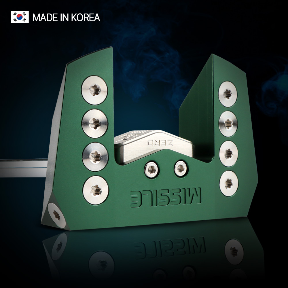 미사일 골프 제로토크 CNC 밀링 퍼터 포레스트 그린 - 상품 이미지