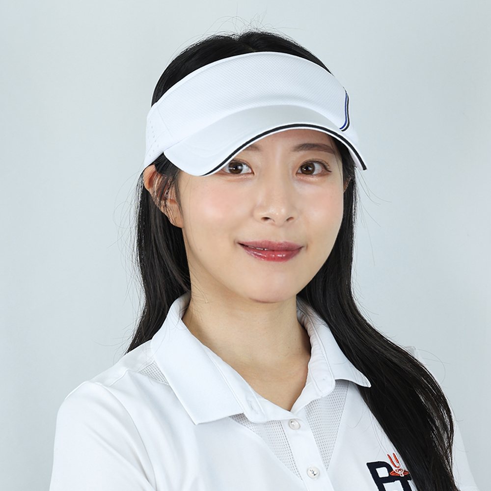 루페오 남자 여자 공용 투어 퍼포먼스 타공 샌드 와이드챙 골프 테니스 배드민턴 바이저 썬캡 모자 - 상세 이미지 4